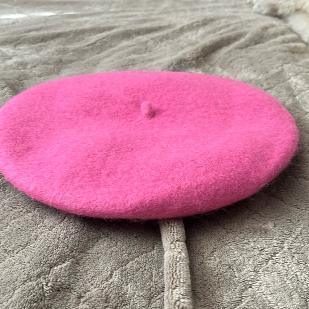 Cute wool blend barrette